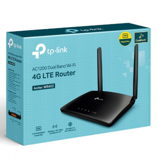 TP-Link Archer MR402 AC1200 Wireless Dual Band 4G LTE Router