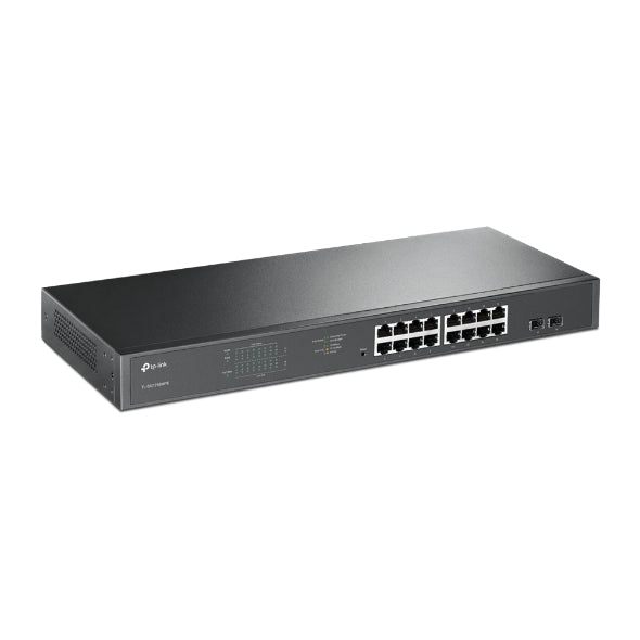 TP-Link TL-SG1218MPE 16-Port Gigabit Easy Smart PoE+ Switch with 2 SFP Slots