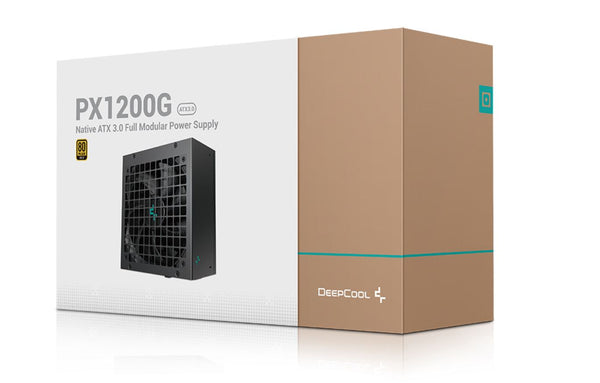 DeepCool PX1200-G 1200W 80+ GOLD/Cybenetics Platinum Power Supply, 135mm Fan, Japanese Capacitors,  DC to DC, ATX12V V3.0, 100,000 MTBF, 90% Efficienc