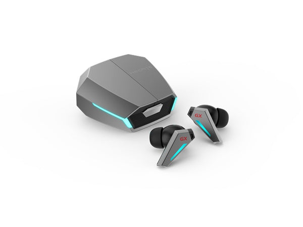 Edifier GX07 True Wireless Gaming Earbuds with Active Noise Cancellation with Dual Microphone, RGB Lighting, Wear Detection - Grey