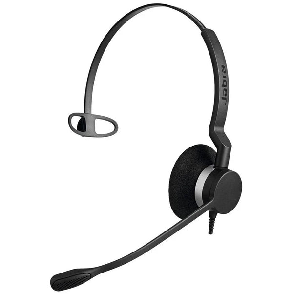 Jabra Biz 2300 Mono UC USB-A Corded Headset, HD Voice, Air Shock Microphone, Freespin, Talk in Comfort, Wired Headsets, PeakStop, Great for Long Calls