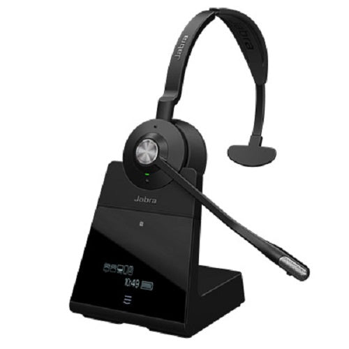 Jabra Engage 75 Mono Wireless Headset, DECT, 150m range, 3x Wireless Density, ANC, 13 Hours Talk Time, Busylight, Connect 5 Devices, Rich call Data