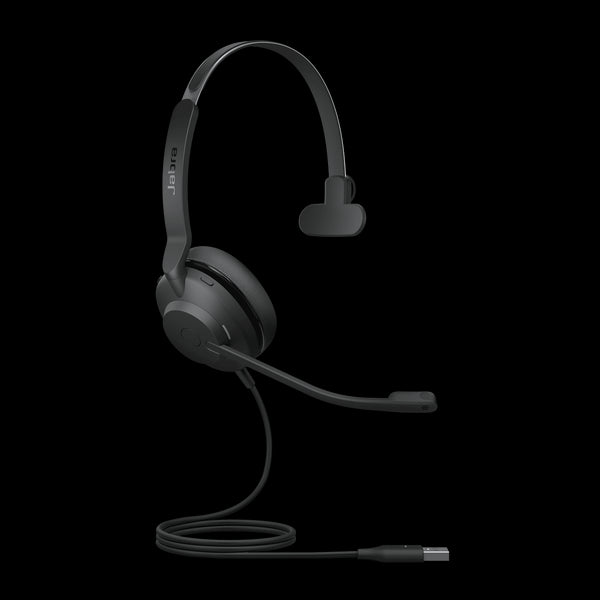 Jabra Evolve2 30 SE Wired USB-A UC Mono Headset, Lightweight & Durable, Noise Isolating Ear Cushions, Plug-and-play, 2-Mic Technology, 2Yr Warranty