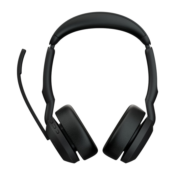 Jabra  Evolve2 55, USB A, Stereo, UC, Active Noise Cancellation (ANC), Link 380 Bluetooth® Adapter ,30m Wireless Range, 18 Hours Battery Life