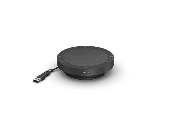 Jabra, Speak2 55, UC, Speakerphone,  Connect via Wired USB - USB-A/ USB-C and to Mobile via Bluetooth, Battery Life Lasts Up to 12 Hours