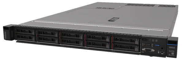 LENOVO ThinkSystem SR645, 1xAMD EPYC 7282 16C 120W 2.8GHz 120W, SFF, 1x32GB 2Rx4, SW RD, 1x750W