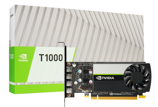 Leadtek nVidia Quadro Turing T1000 8GB Workstation Graphic Card GDDR6, PCIe ,896 CUDA cores, PCI-E 3.0 x16, 4x mDP, LP Bracket