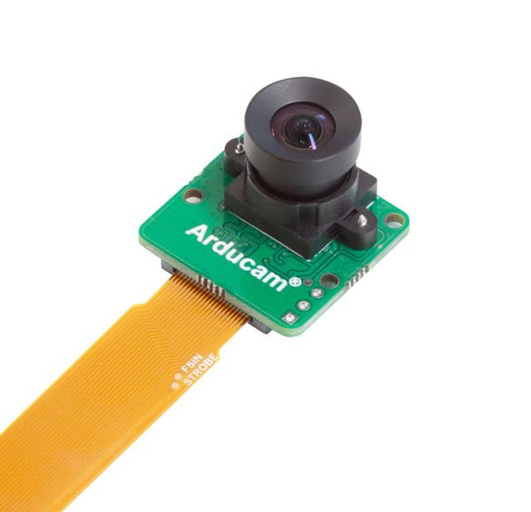 LUXONIS OAK-FFC-OV9282-M12 carrier board for the Arducam PY010 OV9282 camera module,  compatible with OAK-FFC-3P, OAK-FFC-4P, and DepthAI RPi HAT b