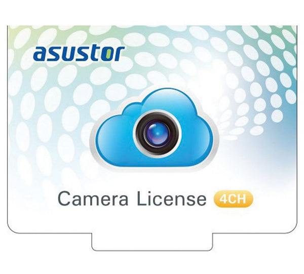 (LS) Asustor NVR 4 Channel Camera Licenses for Surveillance Center Digital Version