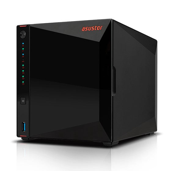 Asustor AS5304T 4 Bay Nimbustor 4 NAS Intel Celeron J4105 Quad Core 2.0 Ghz 2GB DDR4 HDMI2.0a  2x2.5GbE 3xUSB3.2 WoW 4K ~AS5202T