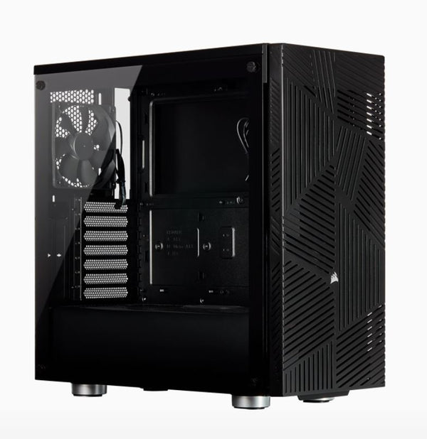 Corsair Carbide Series 275R Airflow ATX Tempered Glass Black, 3x 120mm Fans pre-installed. USB 3.0 x 2, Audio I/O. Case (LS) > ICUE220