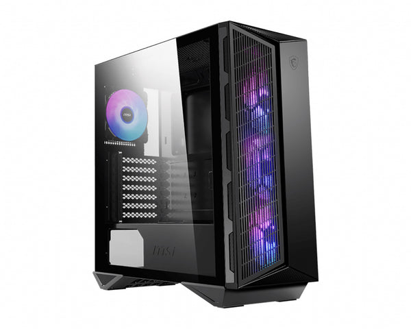 MSI MPG GUNGNIR 111R Mid-Tower Case, Supports ATX / M-ATX / Mini ITX, 2x USB 3.2, 1x USB-C, 1x HD Audio, 1x Mic, ATX Power Supply