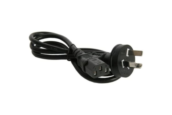 (Kettle) Power cable, Australia 3pin power code with 2.0m cable, IEC C13 Connector, Black, For Cable Rework UBQREWORK