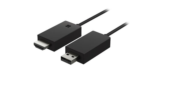 Microsoft Wireless Display Adapter - Miracast connection for business applications, presentations, games, projector, monitors, TV. Retail Black (LS)