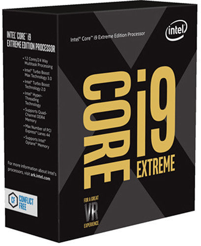 Intel Core i9-10980XE CPU 3.00GHz (4.6GHz Turbo) LGA2066 X Series 10th Gen 25MB 18-Cores 36-Threads 165W Boxed no Fan Cascade Lake