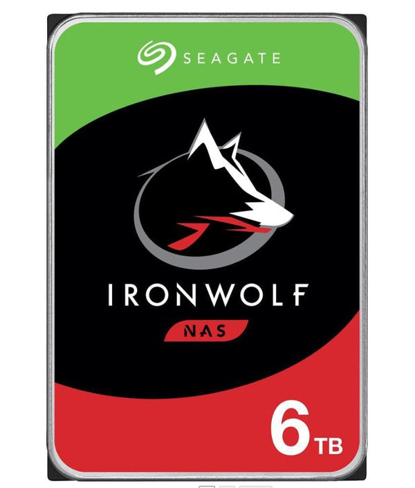 (EOL) Seagate 6TB 3.5' IronWolf NAS 3.5' Hard Drive, SATA III, 5400RPM, 256MB Cache, NAS (LS > replacement ST6000VN006)
