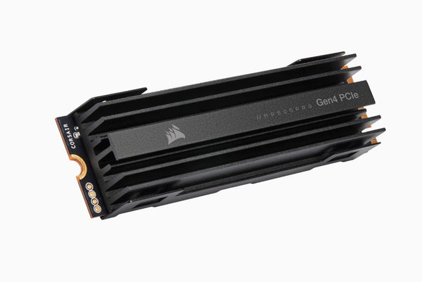 Corsair Force MP600 Pro 1TB M.2 NVMe PCIex4 Gen4 SSD 7000/5500 MB/s 780/360K IOPS 700TBW 1.7M hrs MTBF with Heatsink AES 256-bit Encryption 5yrs wty