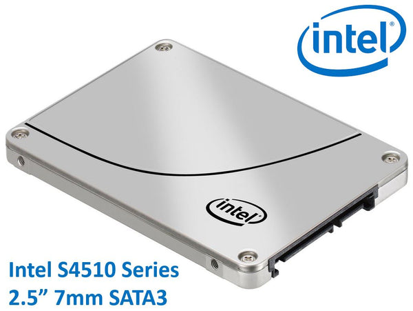 Intel DC S4510 2.5' 960GB SSD SATA3 6Gbps 3D2 TCL 7mm 560R/510W MB/s 95K/36K IOPS 2xDWPD 2 Mil Hrs MTBF Data Center Server ~HBI-S4610-960GB