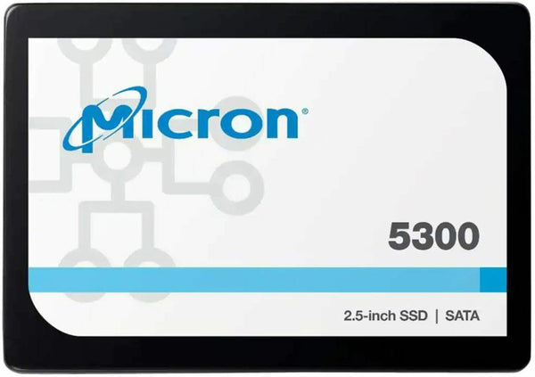 Micron 5300 PRO 1.92TB 2.5' SATA Enterprise SSD 540R/520W MB/s 95K/30K IOPS 5256TBW 1.5DWPD 3M hrs MTTF AES 256-bit encryption Server Data Centre 5yrs