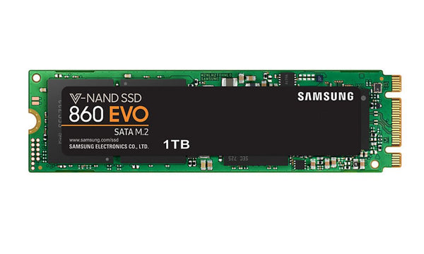 Samsung 860 EVO 1TB, V-NAND, M.2 (2280), SATA III 6GB/s, R/W(Max) 550MB/s/520MB/s, 98K/90K IOPS, 600TBW, 5 Years Warranty (LS)