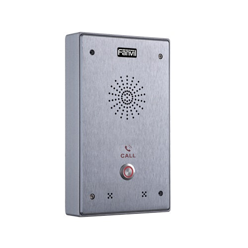 Fanvil i12-01P Outdoor Audio Intercom, 2 SIP Lines, 1 DSS Key, PoE, IP65 & IK10, Extreme Temperatures, 2Yr Warranty