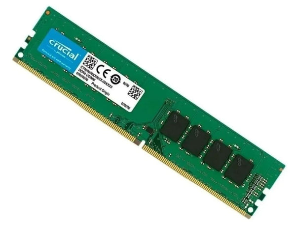 Crucial 8GB (1x8GB) DDR4 UDIMM 2666MHz CL19 Single Ranked Desktop PC Memory RAM Basic Bulk Pack