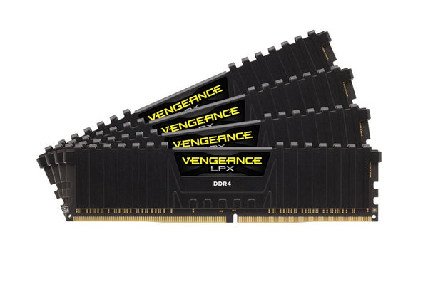 Corsair Vengeance LPX 64GB (4x16GB) DDR4 2400MHz C14 1.2V XMP 2.0 Black Desktop Gaming Memory