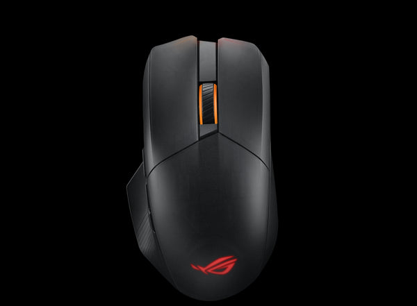 ASUS P708 ROG Chakram X Wireless RGB Gaming Mouse, 36,000dpi, ROG AimPoint Optical Sensor, Low Latency, Tri-Mode Connectivity, 11 Programmable Buttons