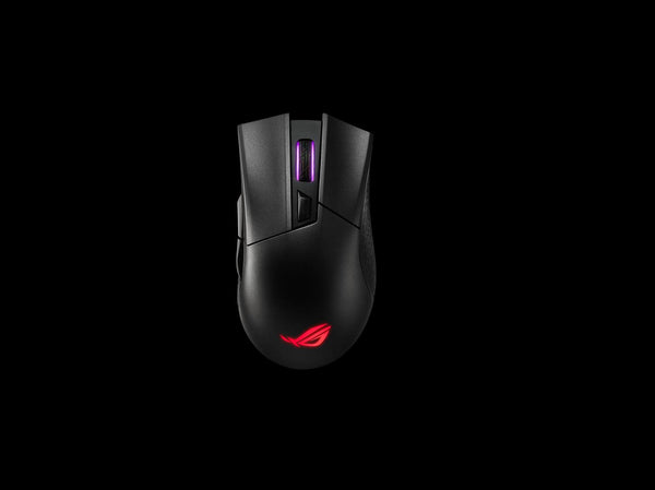 ASUS ROG Gladius II Wireless P702  Gaming Mouse Aura Sync RGB lighting, Dual Wireless, Right Handed Ergonomic Design, ROG Socket