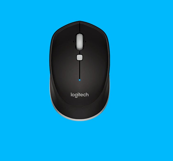 Logitech M337 Black Bluetooth Mouse Blue Compact design Curved shape with rubber grip Smart control and easy navigation(Shortage)