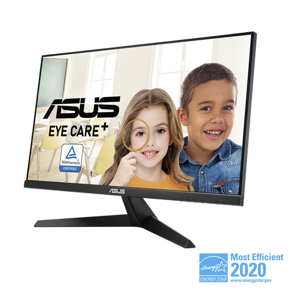 ASUS VY249HE 23.8' Eye Care Monitor Full HD, IPS, Eye Care+, Flicker Free, Blue Light Filter, HDMI, D-SUB, Antibacterial Treatment