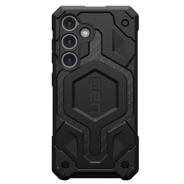 UAG Monarch Samsung Galaxy S24 5G (6.2') Case - Carbon Fiber (214411114242), 20 ft. Drop Protection (6M), Multiple Layers, Tactical Grip, Rugged
