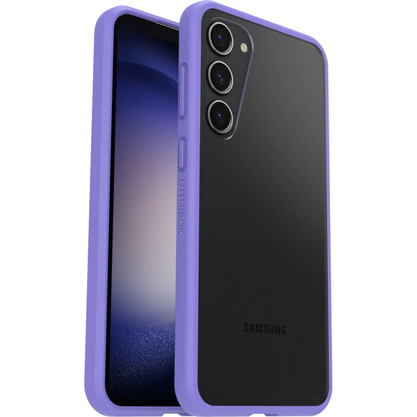 OtterBox React Samsung Galaxy S23+ 5G (6.6') Case Purplexing (Purple) - (77-91307), Antimicrobial, DROP+ Military Standard, Raised Edges, Hard Case