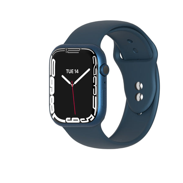 Cygnett Silicone Bands for Apple Watch 4/5/6/7/SE (40/41mm) - Blue (CY3989CSBAW), Strong & durable, Ultra-Comfortable, Adjustable Band Holes