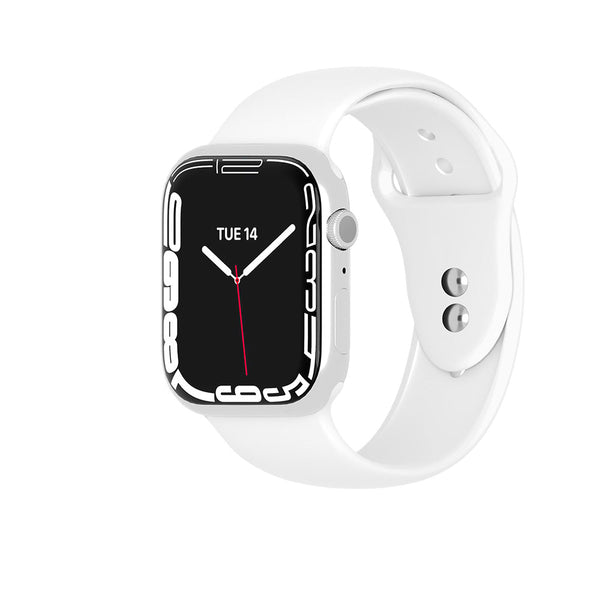 Cygnett Silicone Bands for Apple Watch 3/4/5/6/7/SE (42/44/45mm) - White (CY3994CSBAW), Strong & durable, Ultra-Comfortable, Adjustable Band Holes