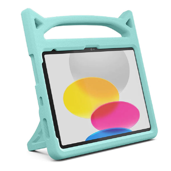 Cygnett Let's Go Parker Platypus Apple iPad (10.9') (10th Gen) Kids Case - Aqua (CY4450CYIPD),Drop Resistant,Included Screen Protector & Sticker Sheet