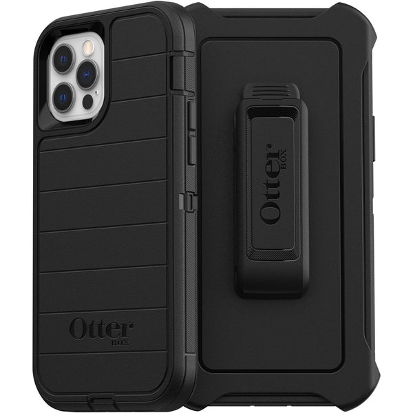 OtterBox Apple iPhone 12/12 Pro Defender Series Pro Case - Black (77-66213), 4X Military Standard Drop Protection