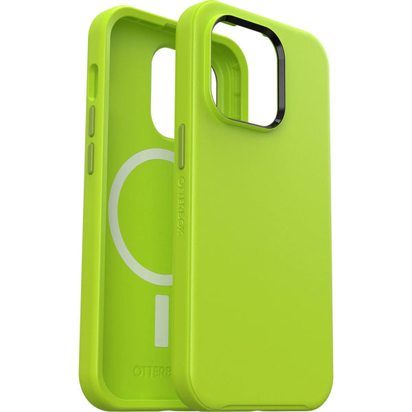 OtterBox Apple iPhone 14 Pro Symmetry Series+ Antimicrobial Case for MagSafe - Lime All Yours (Green) (77-89055)