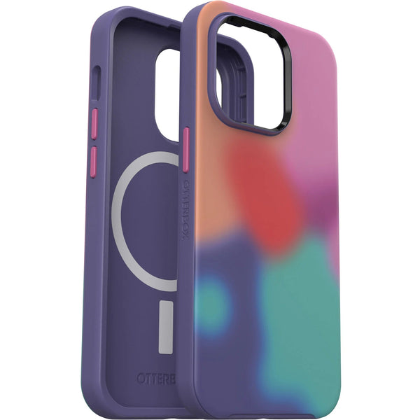 OtterBox Apple iPhone 14 Pro Symmetry Series+ Antimicrobial Case for MagSafe - Euphoria (77-88950), 3X Military Standard Drop Protection