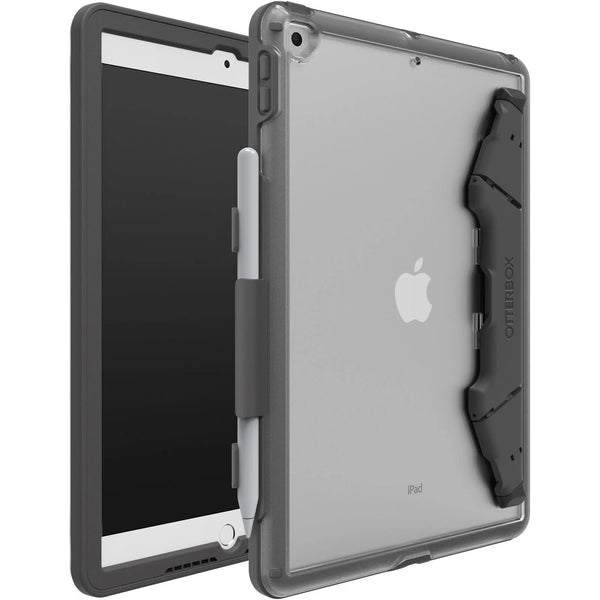 OtterBox Apple iPad (10.2-inch) (7th & 8th Gen) UnlimitEd Series Case - Slate Grey (77-62038), Slim, lightweight, Integrated Apple Pencil Holde