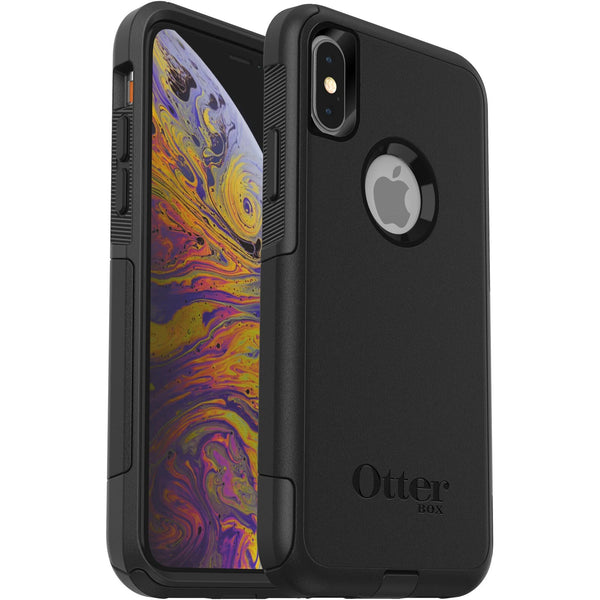 OtterBox Apple iPhone X / iPhone Xs Commuter Series Case - Black (77-59510), 3X Military Standard Drop Protection, Secure Grip