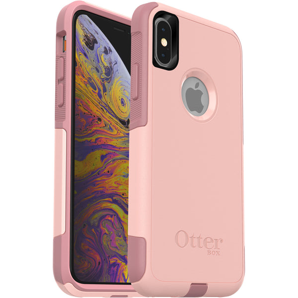 OtterBox Apple iPhone X / iPhone Xs Commuter Series Case - Ballet Way (Pink) (77-59512), 3X Military Standard Drop Protection, Secure Grip