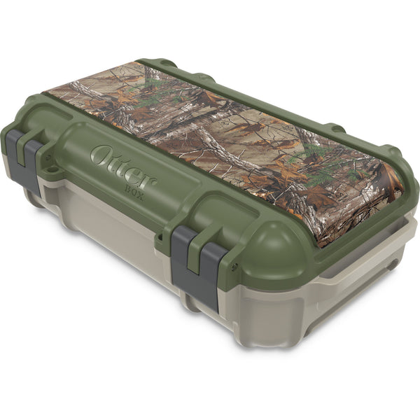 OtterBox Waterproof Drybox 3250 Series - Trail Side (Tan / Green/RealTree Graphic) (77-54443), Waterproof up to 90 feet for 30 minutes, Secure