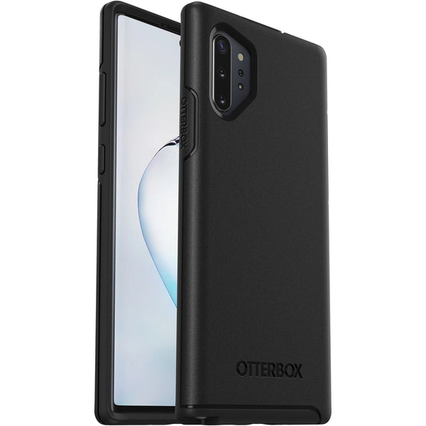 OtterBox Samsung Galaxy Note10+ Symmetry Series Case - Black (77-62336), 3X Military Standard Drop Protection, Durable Protection, Ultra-thin