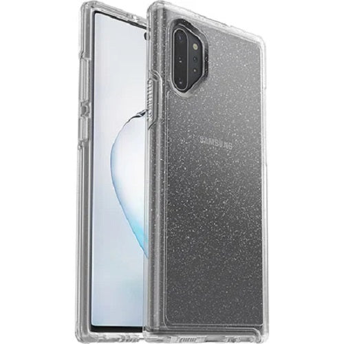 OtterBox Samsung Galaxy Note10+ / Note 10+ 5G Symmetry Series Clear Case - Stardust (Clear Glitter) (77-62354), 3X Military Standard Drop Protection