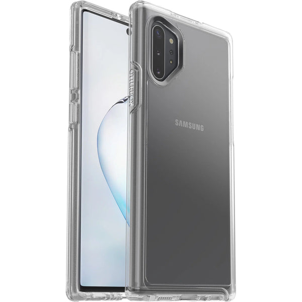 OtterBox Samsung Galaxy Note10+ Symmetry Series Clear Case - Clear (77-62353), 3X Military Standard Drop Protection, Durable Protection