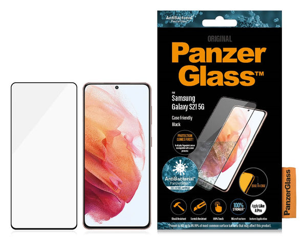 PanzerGlass Samsung Galaxy S21 5G CF Screen Protector - (PRO7263), Anti-Bluelight, Protects the entire screen, Resistant to scratches, Crystal clear