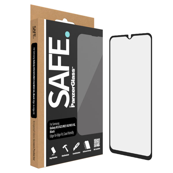 SAFE Samsung Galaxy A13/ A23 Screen Protector Case Friendly - Black (SAFE95107)