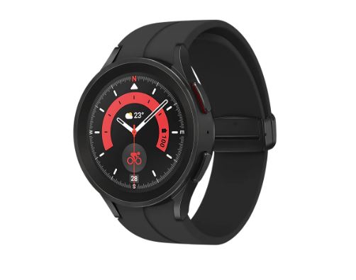 Samsung Galaxy Watch5 Pro Bluetooth (45mm) - Black Titanium  (SM-R920NZKAXSA)*AU STOCK*,1.4' Super AMOLED, Dual-Core,1.18GHz,1.5GB/16GB,NFC,590mAh,2YR