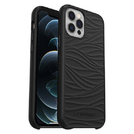 LifeProof WAKE Case for Apple iPhone 12 / iPhone 12 Pro - Black (77-65446), Dropproof from 2 Meters, Works with MagSafe charger & Qi wireless charging